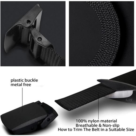 8Pcs Nylon Military Tactical Plastic Buckle Belt Webbing Canvas Outdoor Web Belt - Picture 6 of 7
